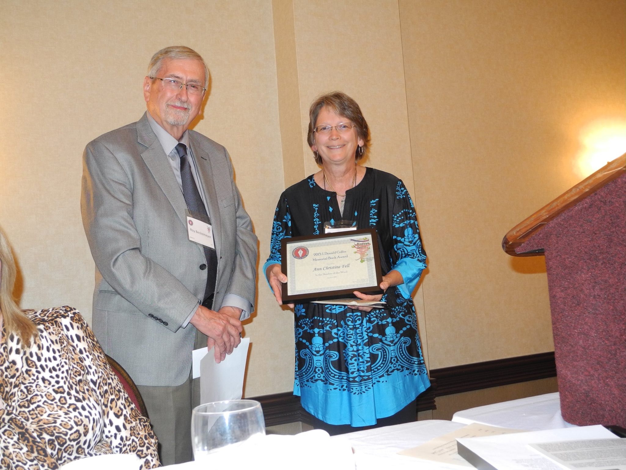 2015 KAC COffin Book Award Roy and Ann Fell