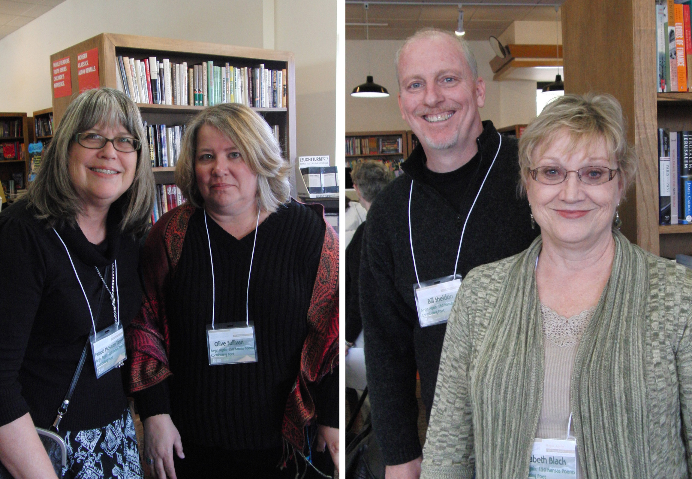 Nov 5 2011 Pamela Yenser and Olive Sullivan and Bill Sheldon and Elizabeth Black