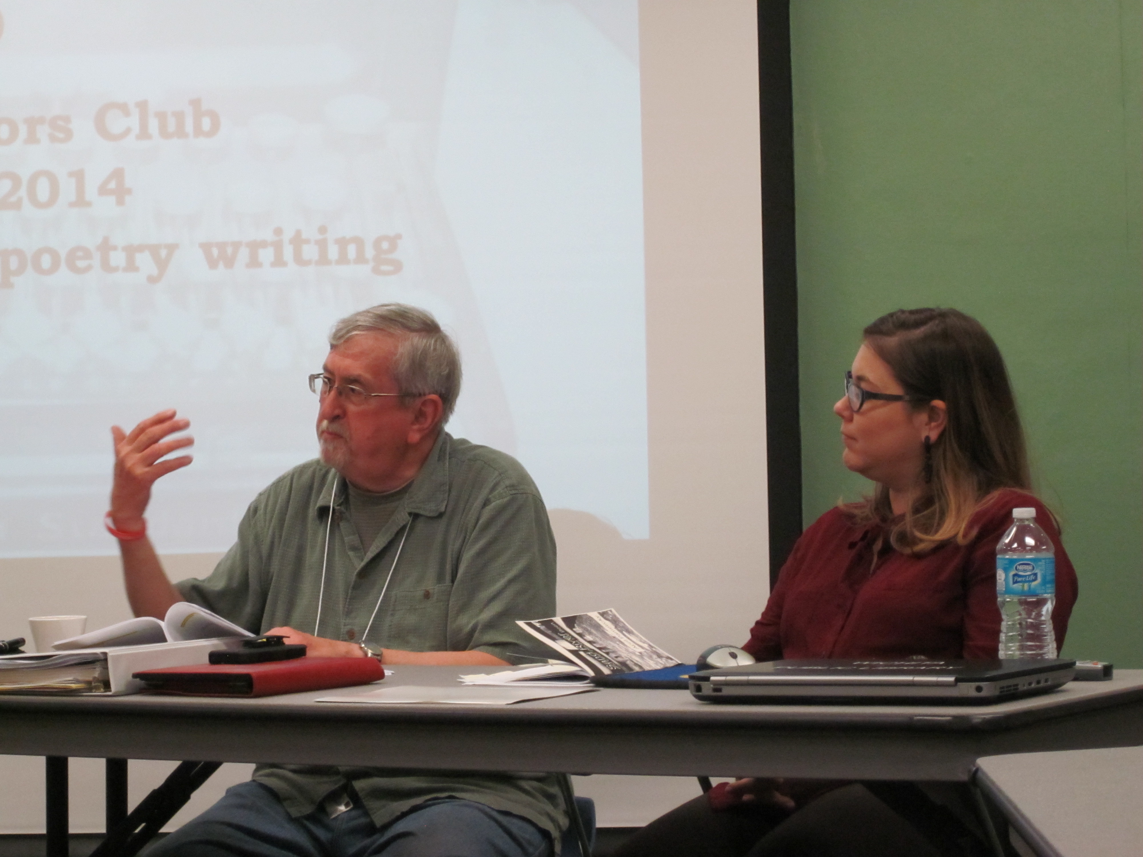 Roy and April Pameticky April 12, 2014 KAS Meeting Poetry Month