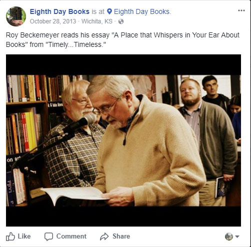 Roy reading October 28 2013 at Eighth Day Books 25th Anniversary.jpg