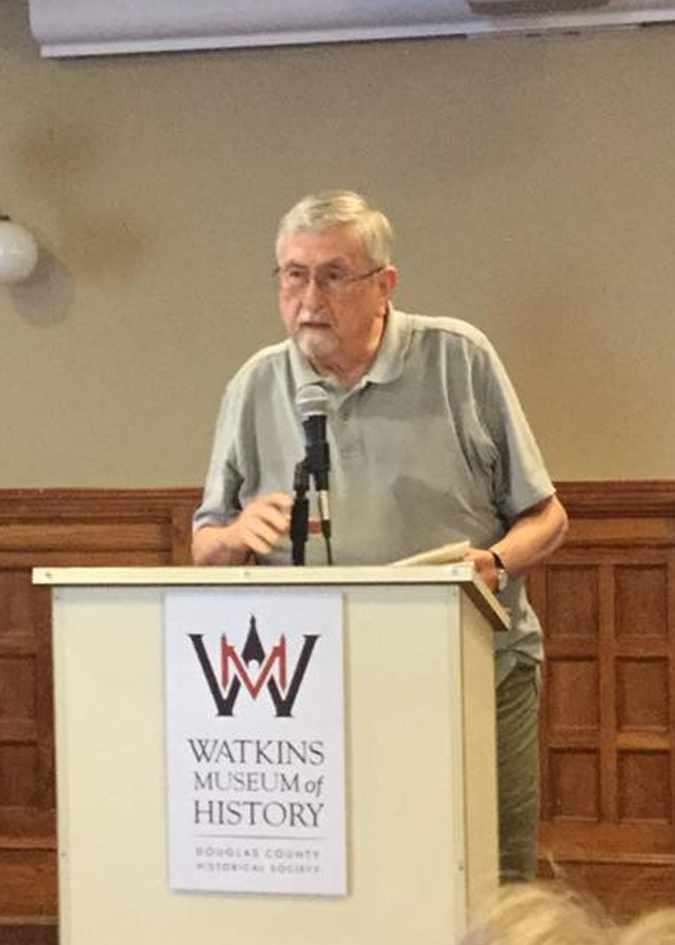 Roy at Kansas Time+Place Reading JUly 28 2018 Watkins History Museum Lawrence KS