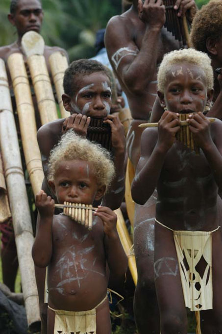 Santa Ana Island Solomon Islands Flute Band 2007 RJB